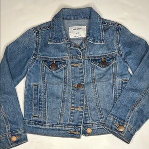 Old Navy Kids Denim Jacket - Classic Blue | Size XS (5)